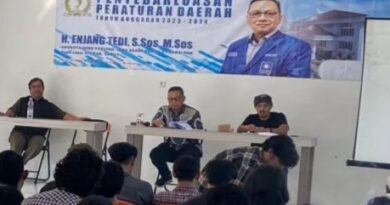 Enjang Tedi Menggelar  Sosper No. 3/2024, Mencegah Tingkat Pencemaran Air