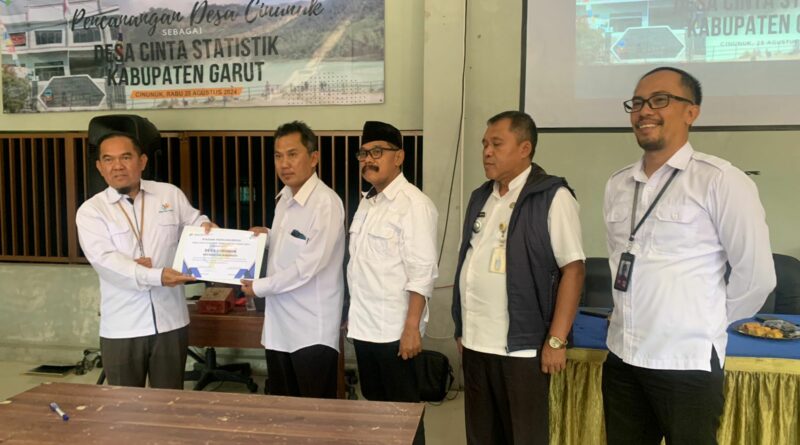 BPS Garut Luncurkan Program Desa Cantik di Desa Cinunuk