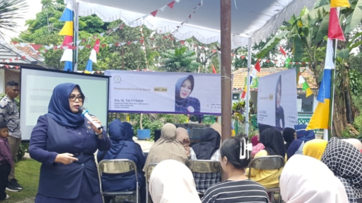 Tia Fitriani Menggelar Sosper Pemberdayaan dan Perlindungan Perempuan.