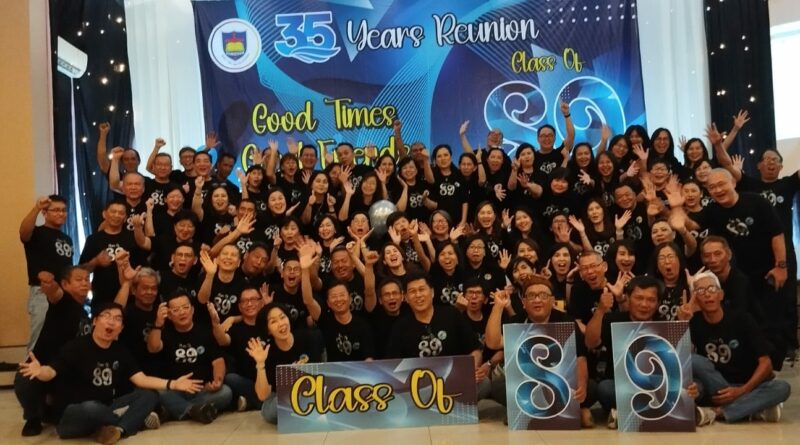 Reuni angkatan 89 BPK Penabur Cirebon Ke -35