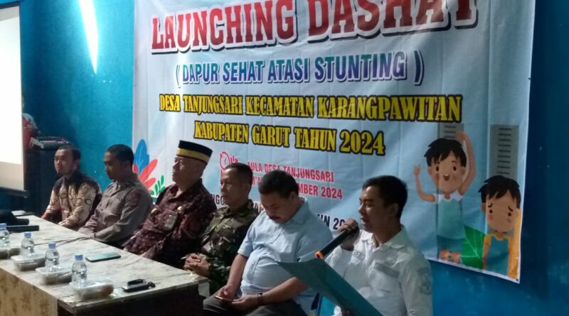 Berkomitmen Mengatasi Stunting Pemerintah Desa Tanjungsari Laksanakan Launching DASHAT