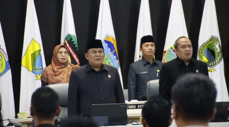 Rapat Paripurna Pembentukan Pansus I Pembahasan Peraturan DPRD Jawa Barat tentang Tata Tertib DPRD