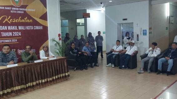 RSUD CIBABAT PERIKSA KESEHATAN BAKAL CALON WALI KOTA DAN WALI KOTA CIMAHI