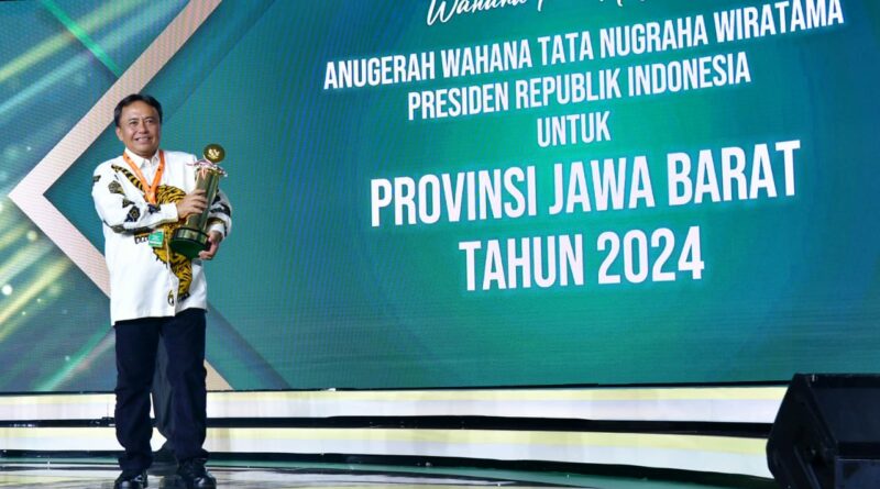 Pemda Provinsi Jabar Raih Wahana Tata Nugraha Wiratama 2024