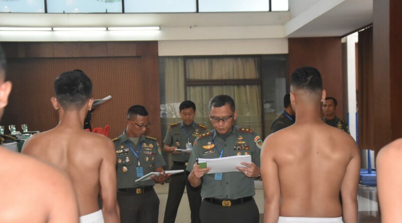 Pangdam III/Slw Pimpin Sidang Parade Caba PK TNI AD