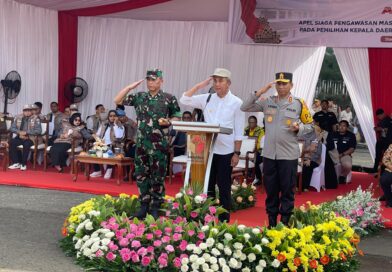 Pangdam III/Slw Hadiri Apel Siaga Pengawasan Masa Tenang Pilkada