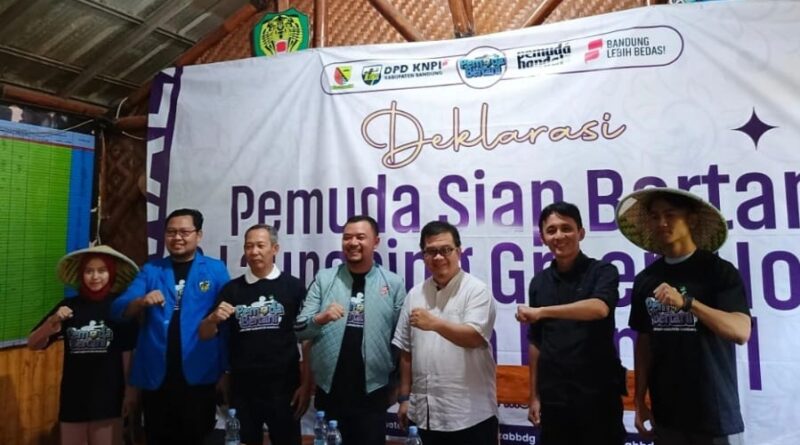 Pemuda Siap Bertani: DPD KNPI Kabupaten Bandung Resmikan Green House Pemuda Handal di Kertasari
