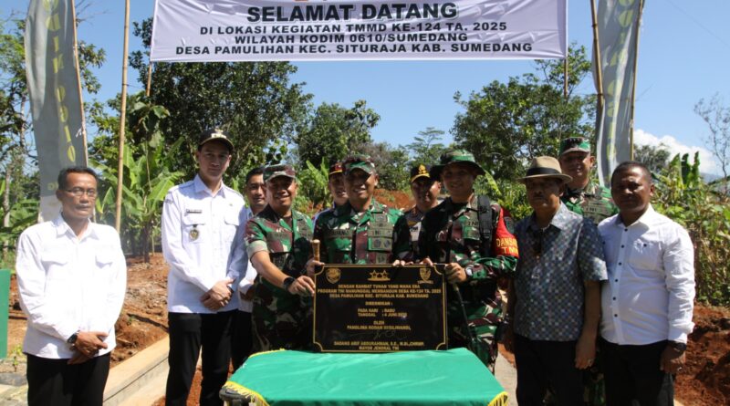 Pangdam III/Slw Resmi Tutup TMMD ke-124 TA. 2025 di Sumedang