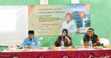 Hj.Lina Ruslinawati Menggelar Sosper Lingkungan Hidup di Bojonggalih Kabupaten Sukabumi.