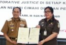 Pemkot bersama Kejari Cimahi Menandatangani MOU Pembentukan Rumah Restorative Justice