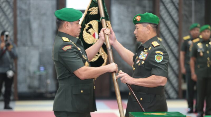 Mayjen TNI Kosasih Resmi Jabat Pangdam III/Slw