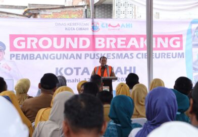 WALIKOTA CIMAHI NGATIYANA LAKUKAN GROUNDBREAKING PEMBANGUNAN  PUSKESMAS CIBEUREUM