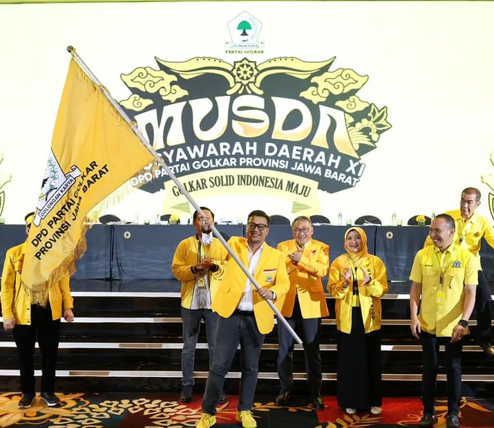 Daniel Muttaqien Syafiudin Terpilih Aklamasi Menjadi Ketua DPD Partai Golkar Jabar.