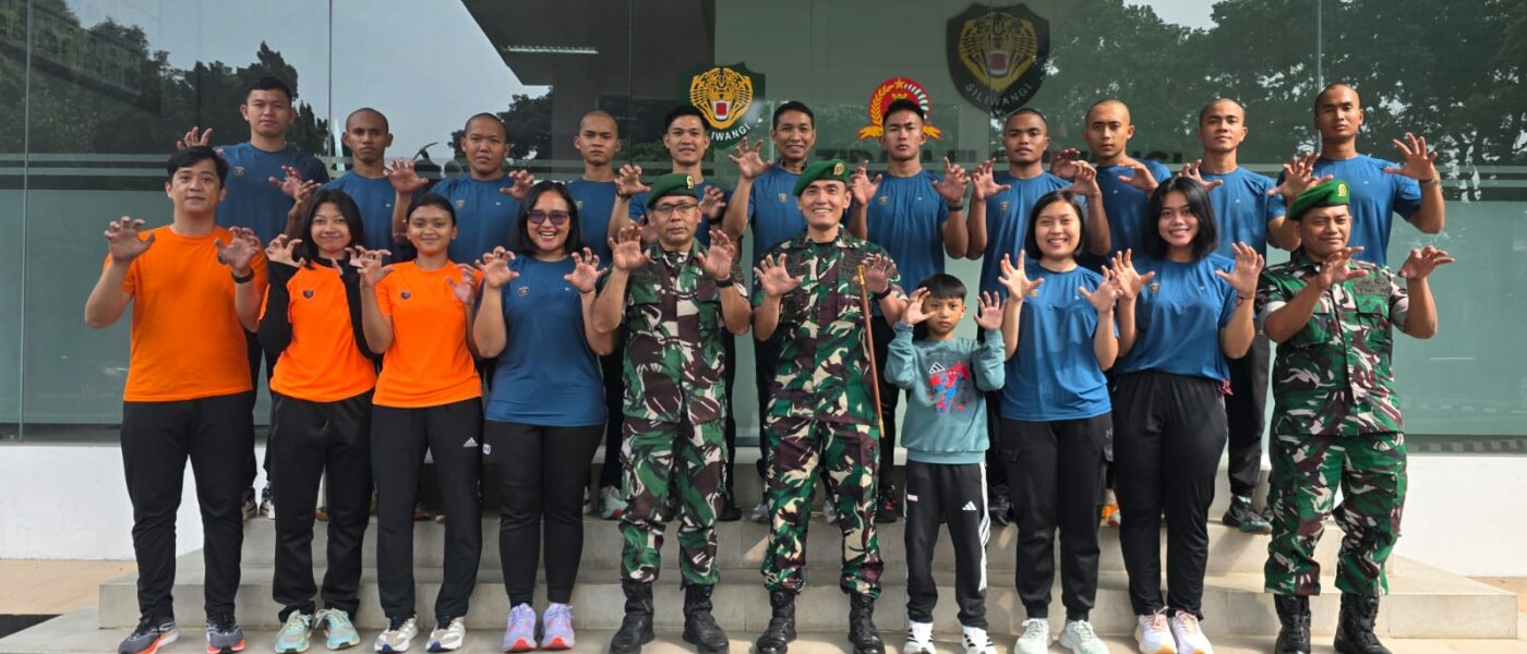Kazidam III/Siliwangi Lepas Tim Karate Kodam III/Siliwangi Menuju Indonesia Open Championship Piala Presiden 2026