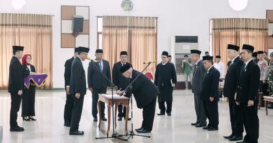 Bupati Ciamis Herdiat Lantik Pimpinan BAZNAS Ciamis 2026–2031.
