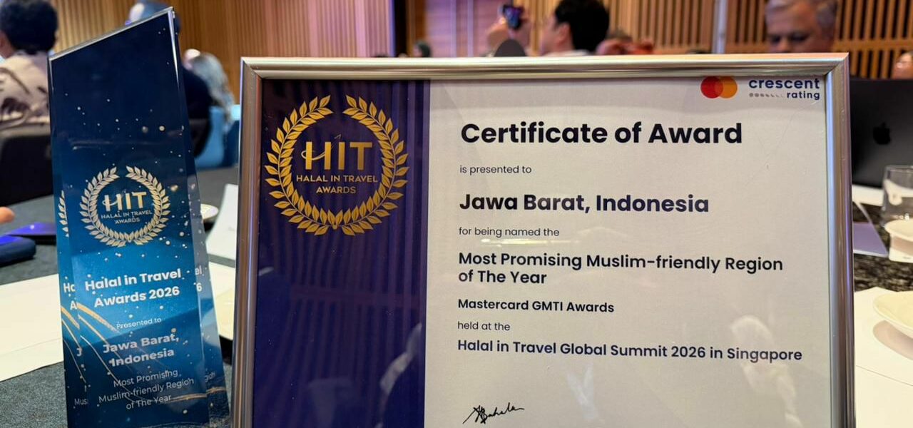 Jabar Raih Penghargaan Wisata Ramah Muslim Berstandar Internasional
