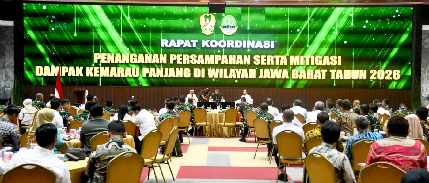 Atasi Elnino Godzila dan Sampah di Jabar,  KDM Pimpin Rakor dengan TNI dan BMKG