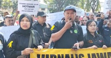 Jurnalis Jawa Barat, Gelar Aksi di Mapolda Jabar Desak Polri Tetap Usut Pengacara Hotman Paris