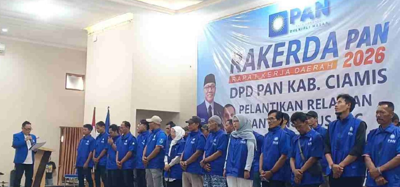 Rakerda PAN Ciamis Jadi Ajang Konsolidasi, Target Politik 2029 Mulai Dipanaskan dan Kursi Wakil Bupati Diincar.