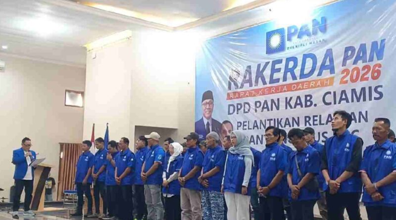 Rakerda PAN Ciamis Jadi Ajang Konsolidasi, Target Politik 2029 Mulai Dipanaskan dan Kursi Wakil Bupati Diincar.