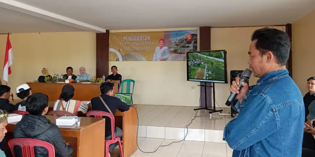 Wakil Ketua Komisi II DPRD Jabar Laksanakan Pengawasan Anggaran di Desa Nanggerang